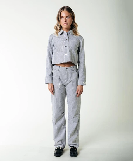 Colourful Rebel Jeans Kensi Striped Worker