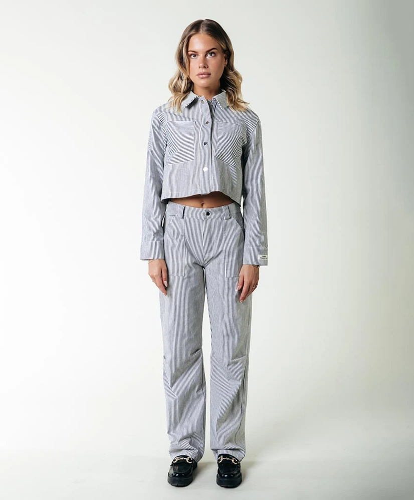 Colourful Rebel Jeans Kensi Striped Worker