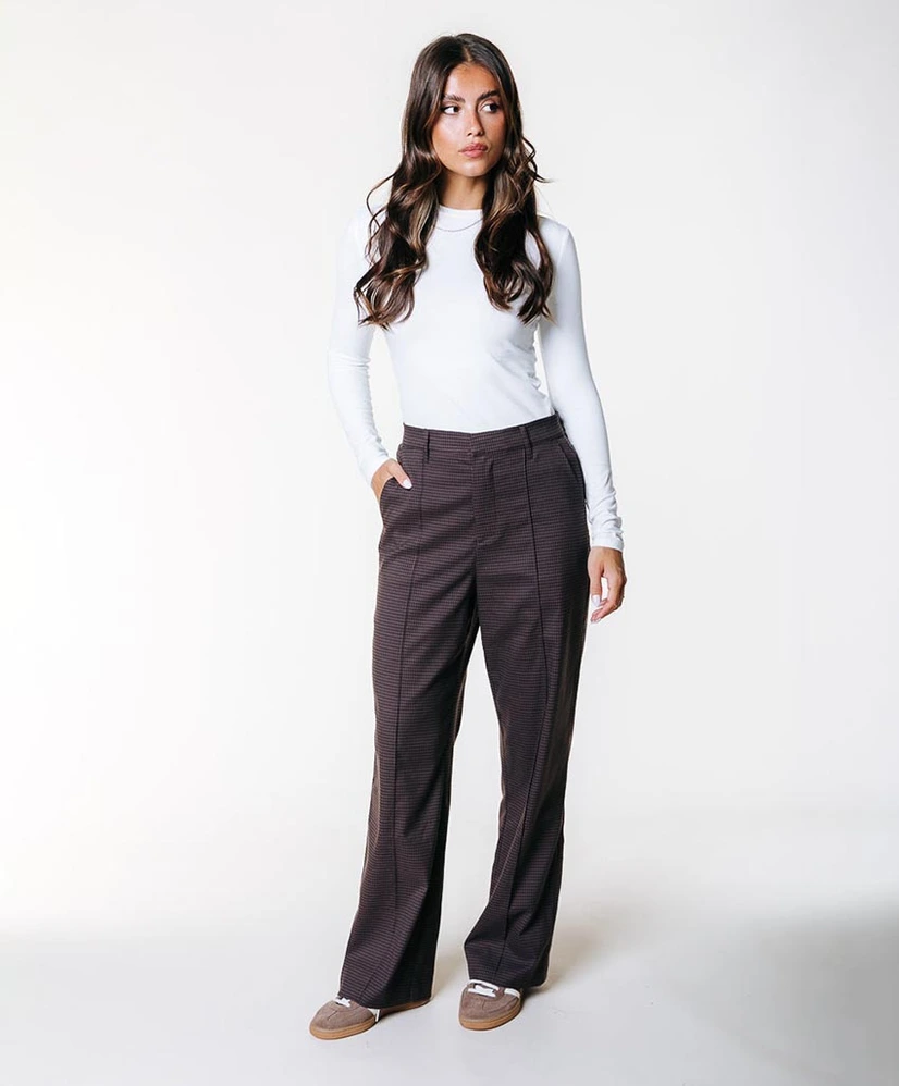 Colourful Rebel Pantalon Rus Dogtooth
