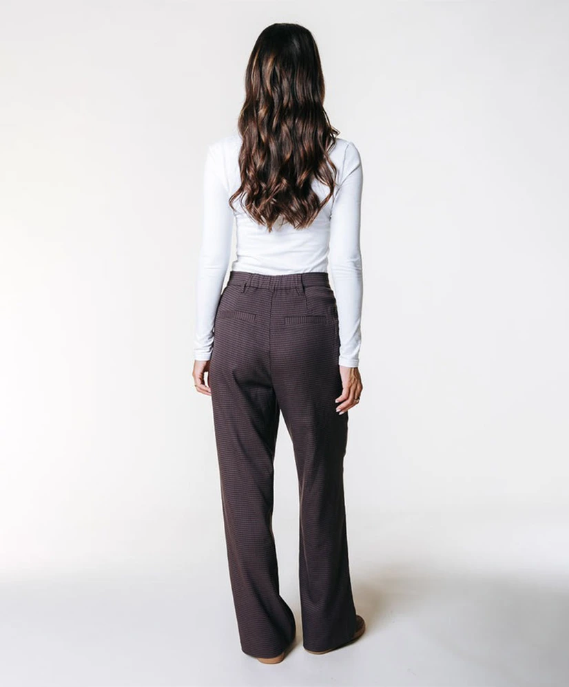 Colourful Rebel Pantalon Rus Dogtooth