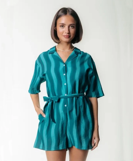 Colourful Rebel Playsuit Tru Striped