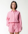Colourful Rebel Short Sensa Striped Ruffle