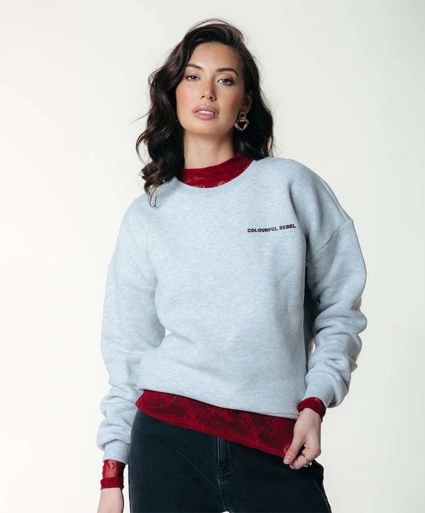 Colourful Rebel Sweater Flower