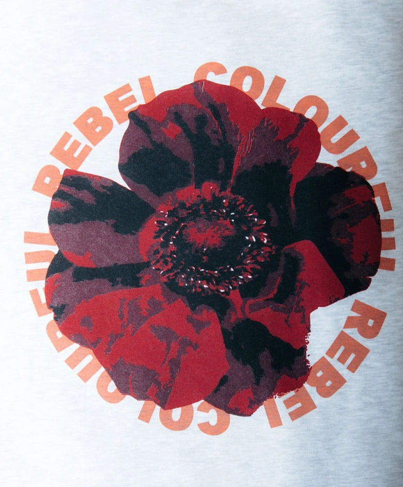 Colourful Rebel Sweater Flower