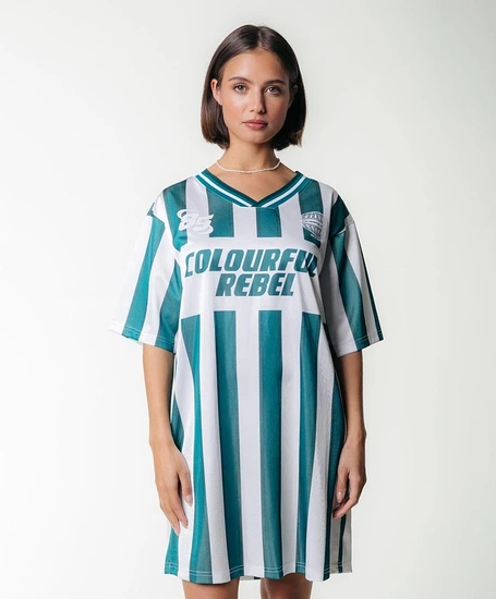 Colourful Rebel T-shirt Jurk Football Taylie