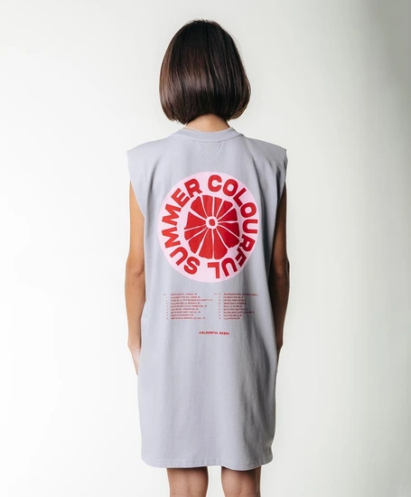 Colourful Rebel T-shirt Jurk Summer Padded