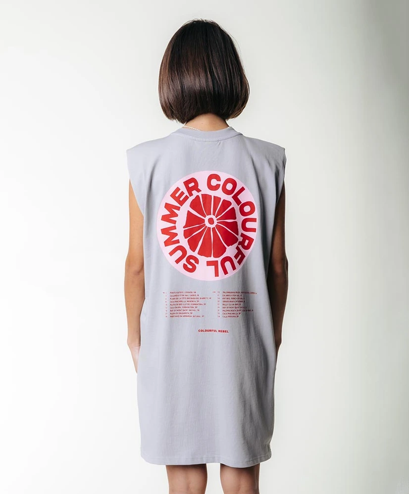 Colourful Rebel T-shirt Jurk Summer Padded