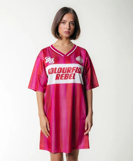 Colourful Rebel T-shirt Jurk Taylie Football