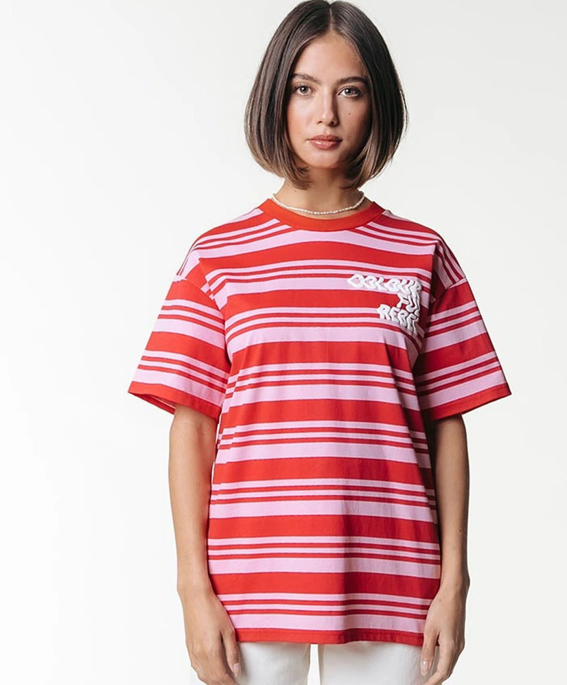 Colourful Rebel T-shirt Stripe Logo