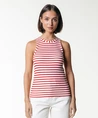 Colourful Rebel Top Sachi Striped Rib