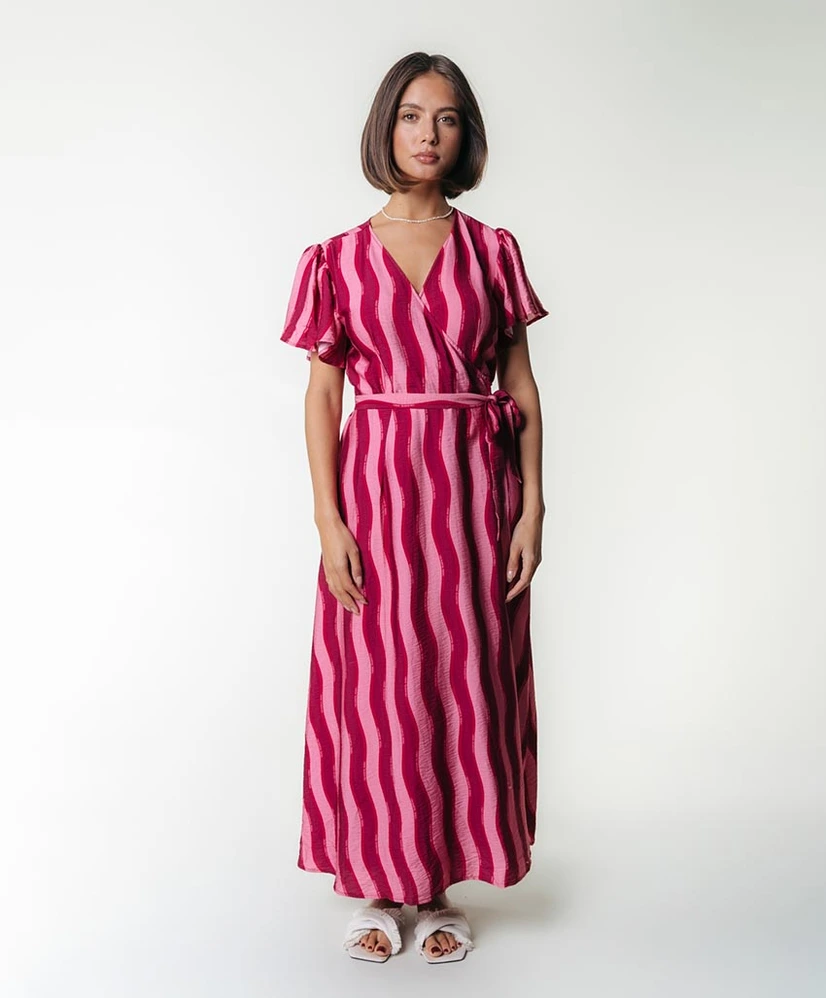 Colourful Rebel Wikkeljurk Ava Striped
