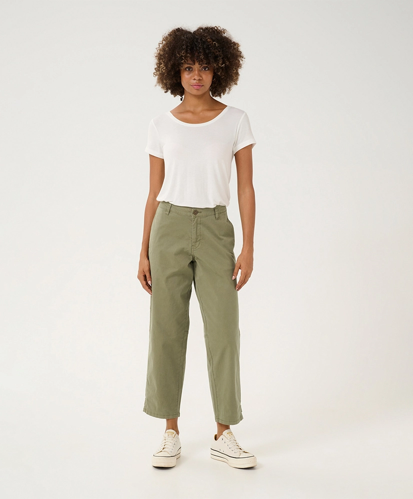 Culture Broek Ally Brita Cropped