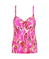 Cyell Tankini Top Popping Paisley