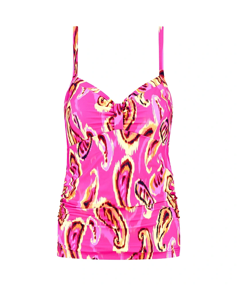 Cyell Tankini Top Popping Paisley