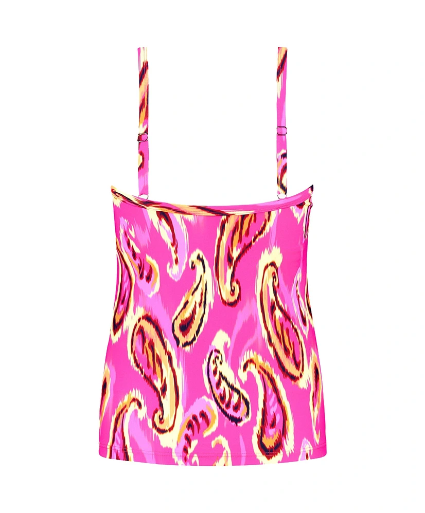 Cyell Tankini Top Popping Paisley