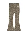 Daily7 Flared Broek Leopard