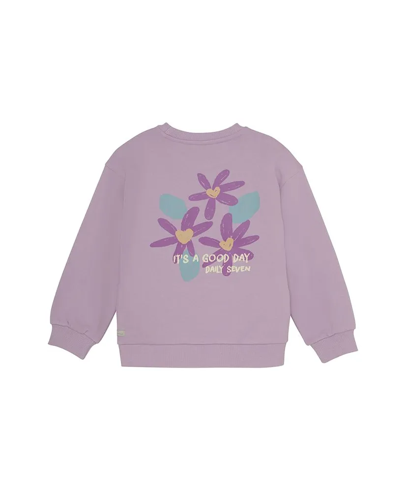 Daily7 Sweater Flower Backprint