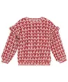 Daily7 Sweater Heart Print