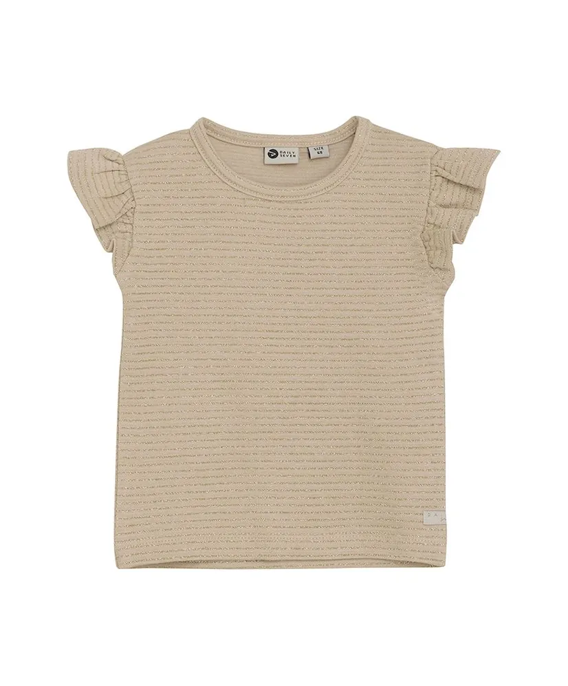 Daily7 T-shirt Glitter Striped
