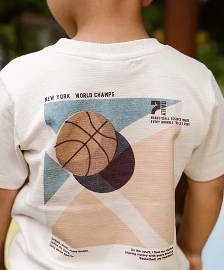 Daily7 T-shirt Structure Backprint