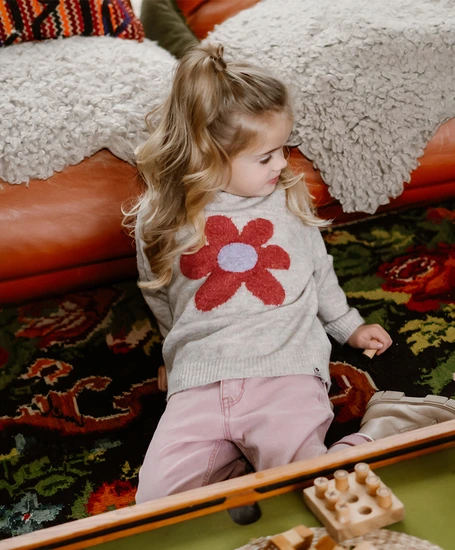 Daily7 Trui Knitted Flower