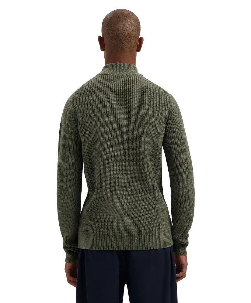 Dstrezzed Half Zip Trui Skipper Ribknit
