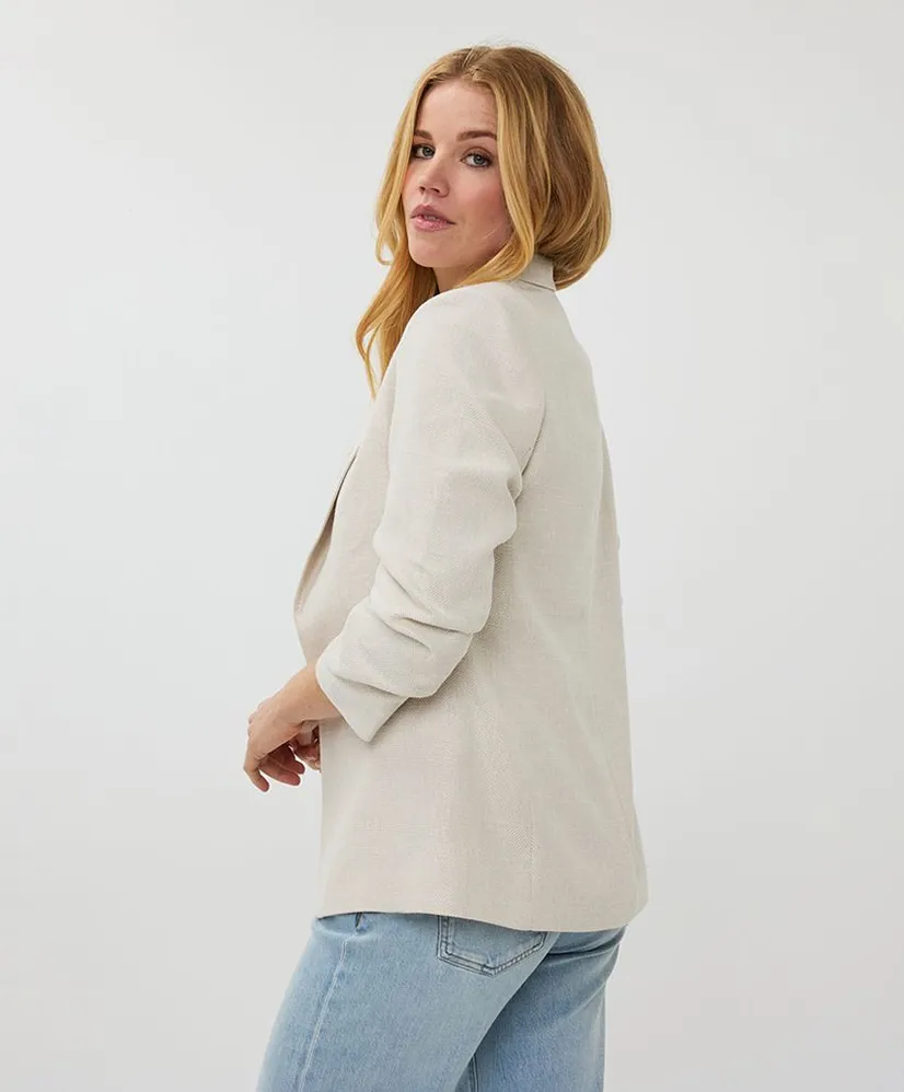 EsQualo Blazer Linnen Look