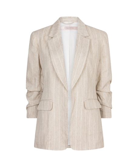 EsQualo Blazer Linnen Stripe