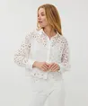 EsQualo Blouse Broidery Anglaise