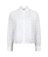EsQualo Blouse Broidery Anglaise