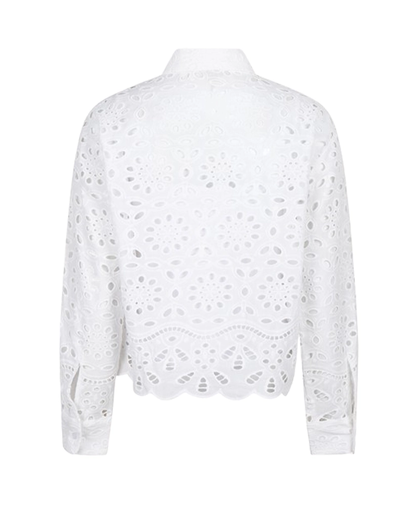 EsQualo Blouse Broidery Anglaise