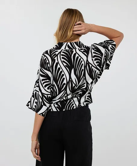 EsQualo Blouse Knot Summer Vibes