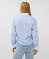 EsQualo Blouse Rhinestones Striped
