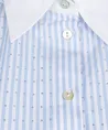 EsQualo Blouse Rhinestones Striped