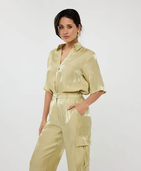 EsQualo Blouse Silky Touch