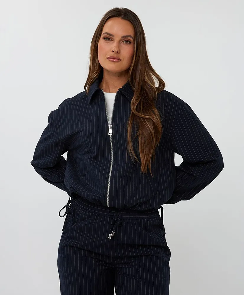 EsQualo Bomberjack Pinstripe