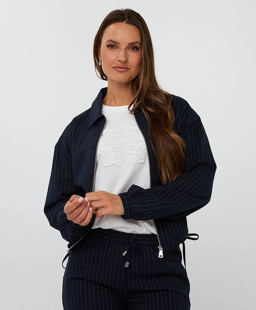 EsQualo Bomberjack Pinstripe