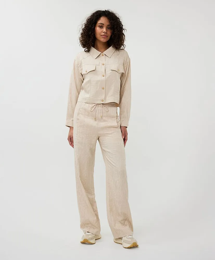 EsQualo Broek Jacquard Wide Leg