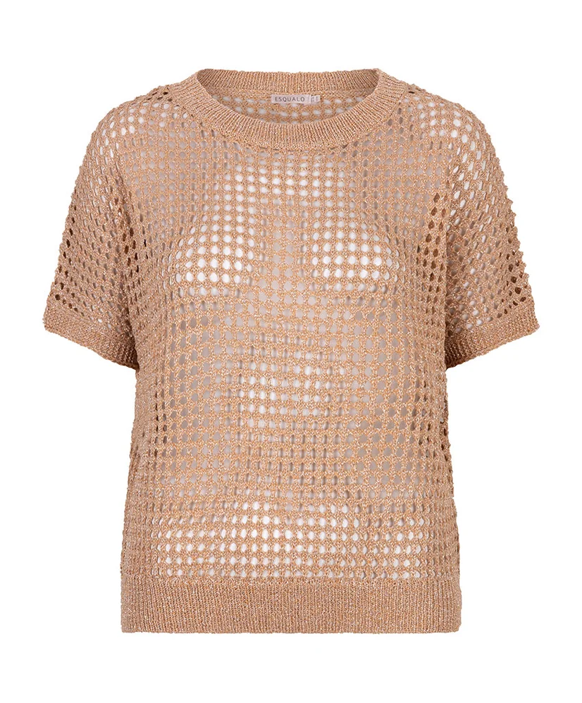 EsQualo Gebreide Top Lurex