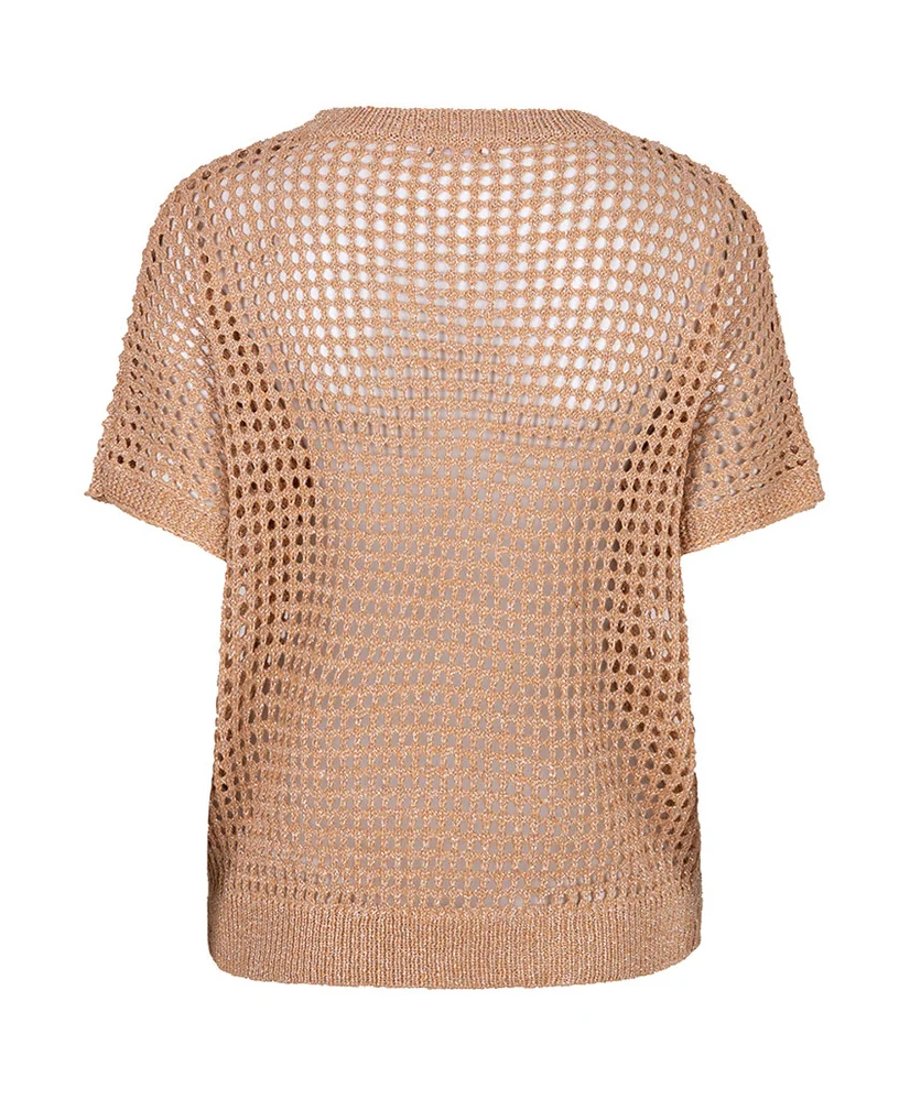 EsQualo Gebreide Top Lurex