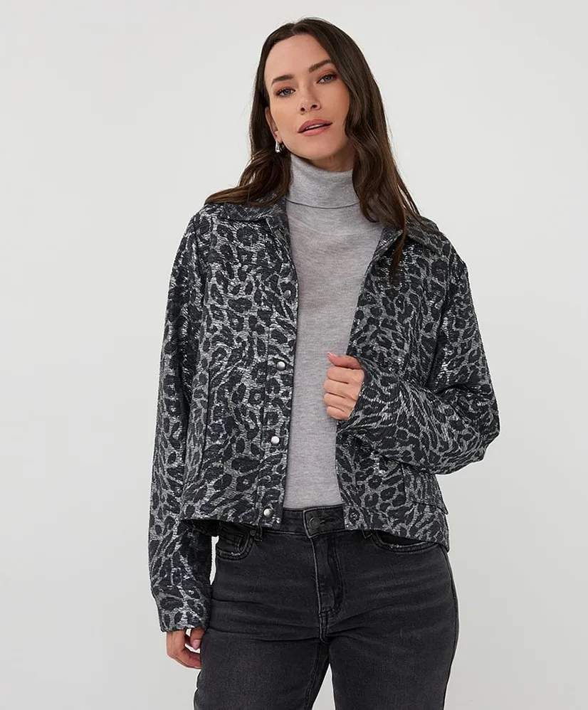 EsQualo Jacket Leopard