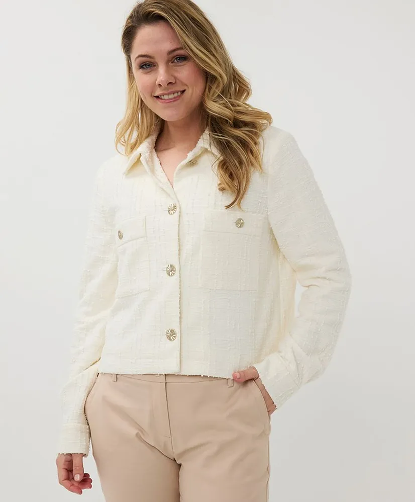 EsQualo Jacket Stretchy Bouclé