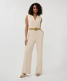 EsQualo Jumpsuit Fancy Crinkle