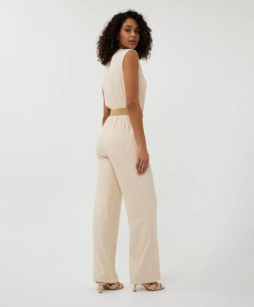 EsQualo Jumpsuit Fancy Crinkle