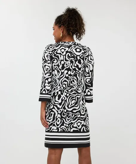 EsQualo Jurk Playful Print