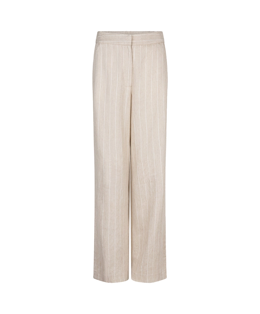 EsQualo Pantalon Linnen Stripe