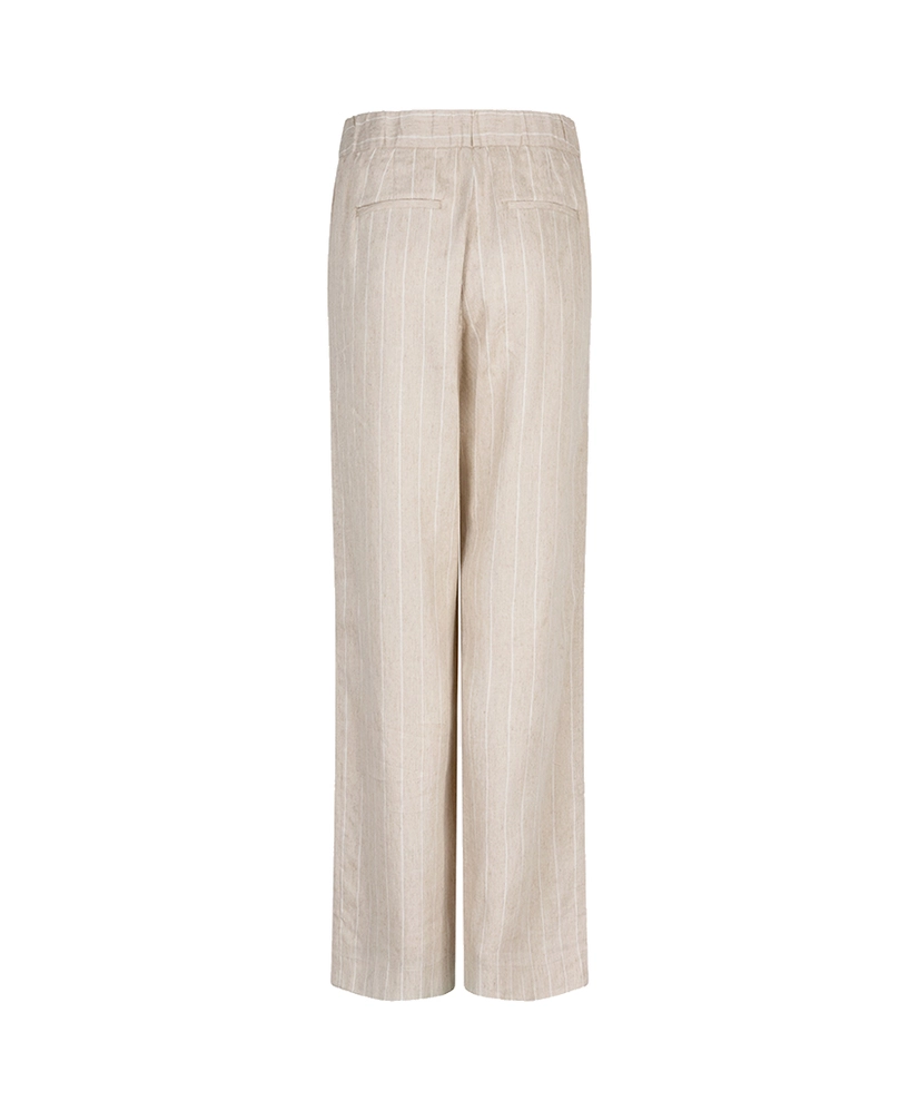 EsQualo Pantalon Linnen Stripe