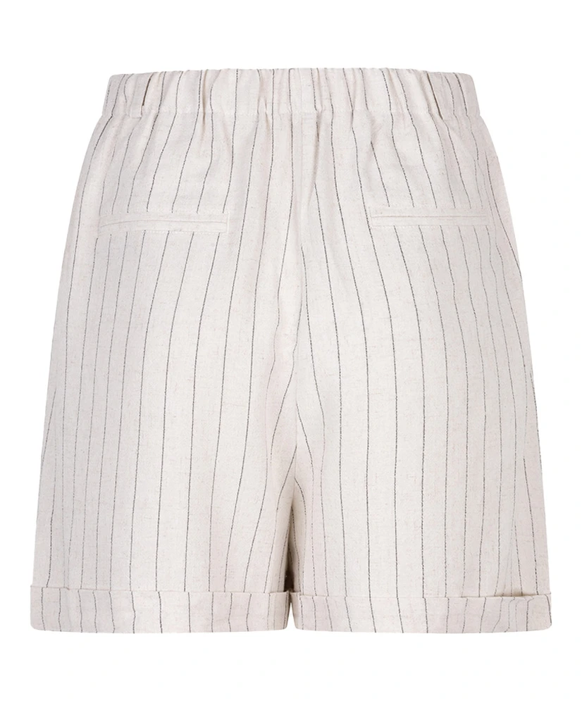 EsQualo Shorts Linnen Stripe