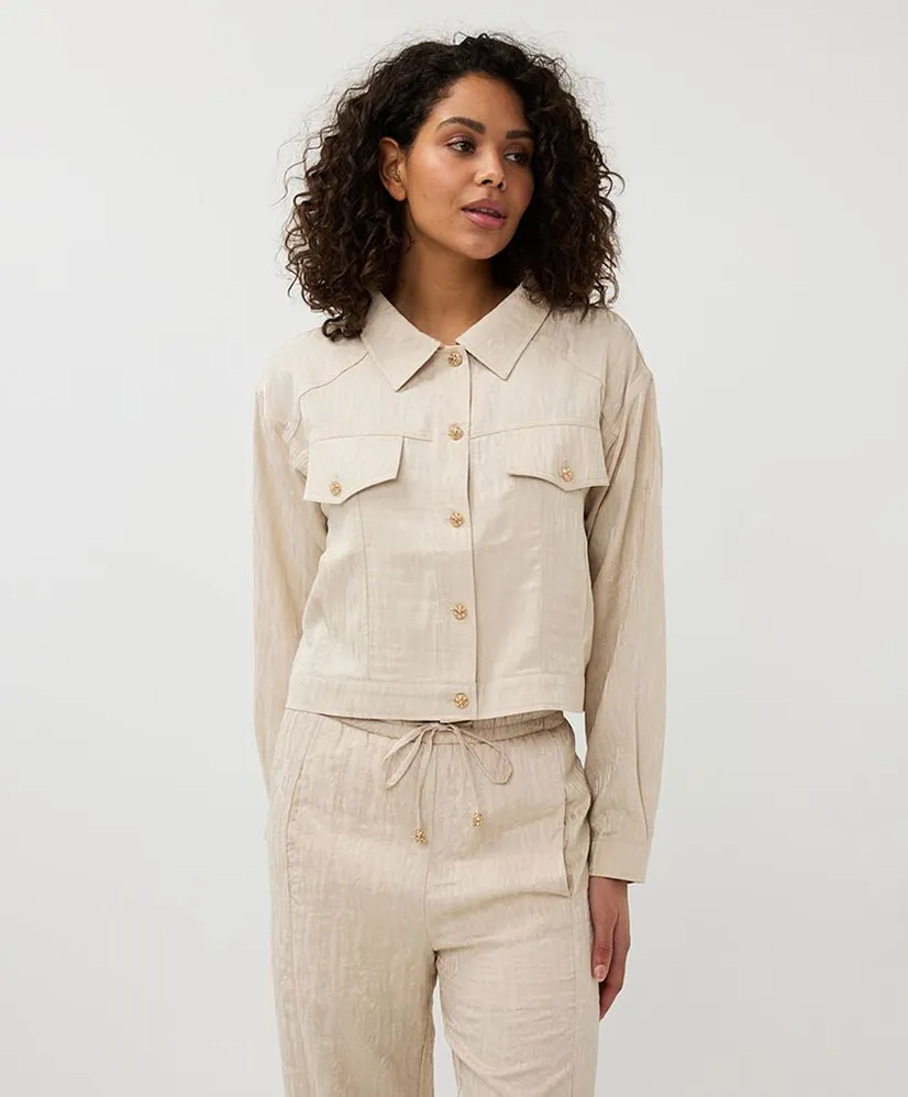 EsQualo Spijkerjack Jacquard