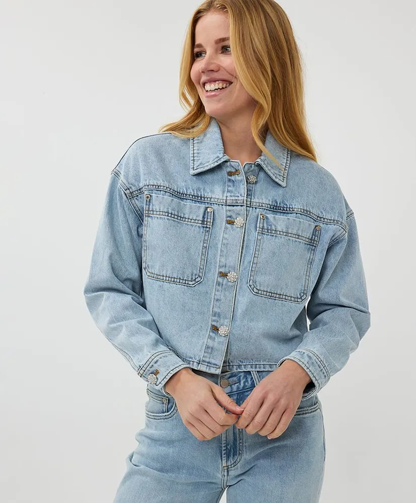 EsQualo Spijkerjack Oversized Fit